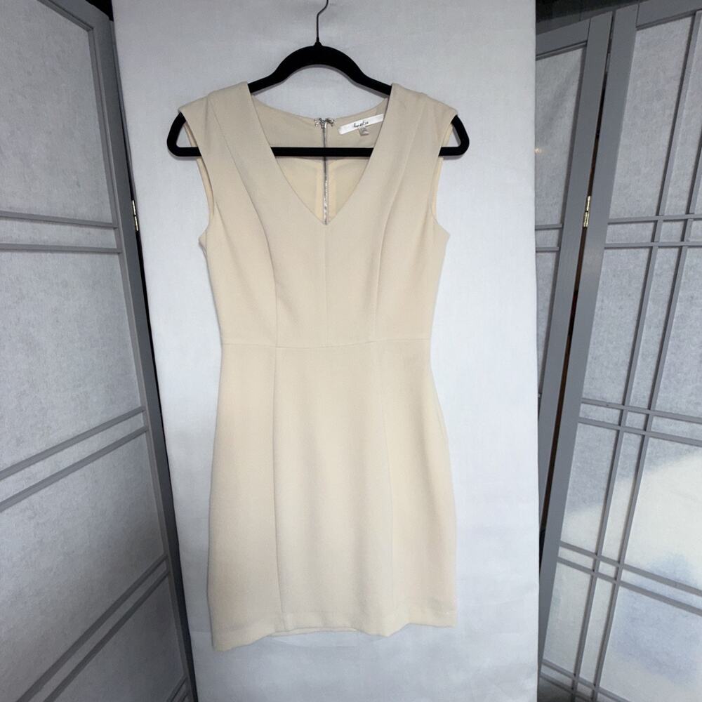 Honestee Women's Pencil Dress V-Neck - Size Small - Career/Power